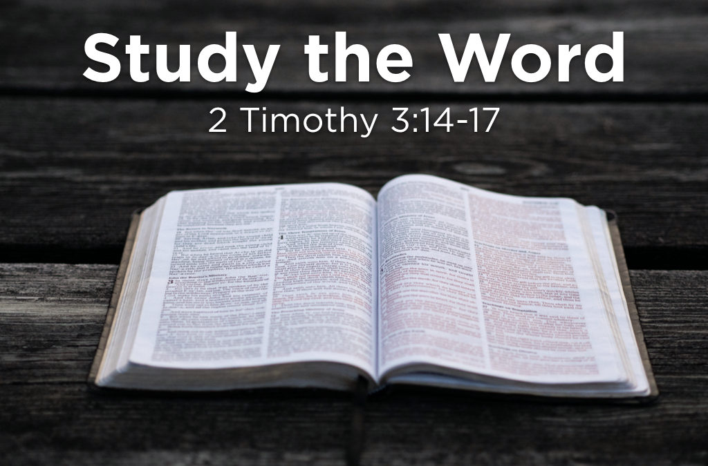 Study the Word – Sermon 12/29/19